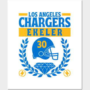 Los Angeles Chargers Ekeler 30 Edition 2 Posters and Art